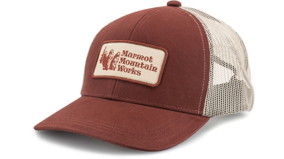 Marmot Retro Trucker Hat, Pecan, ONE, 195115295783