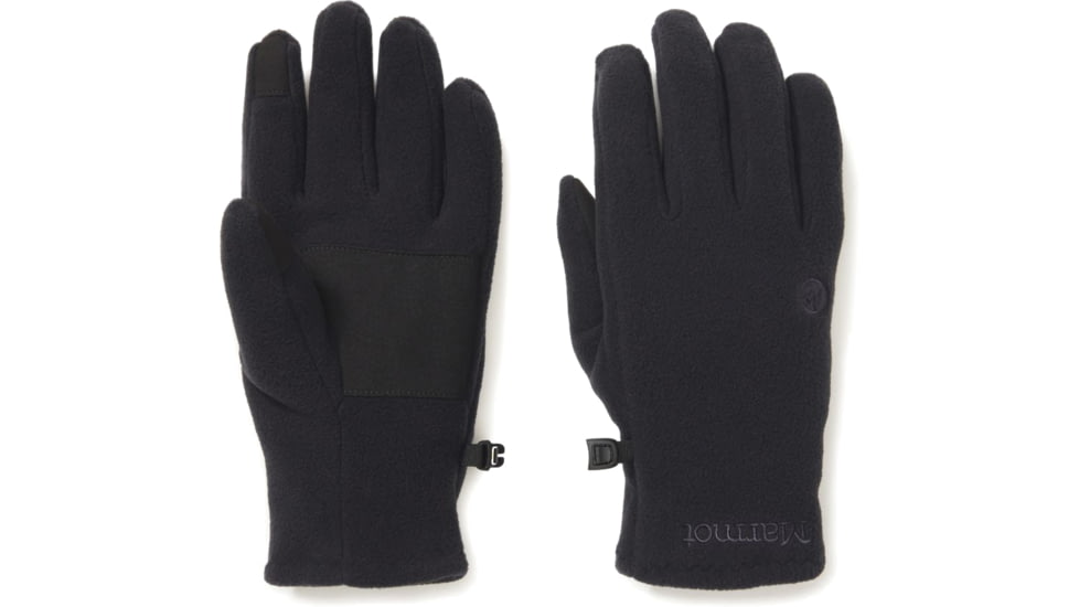 Marmot Rocklin Fleece Glove, Black, Medium, M13132-001-M