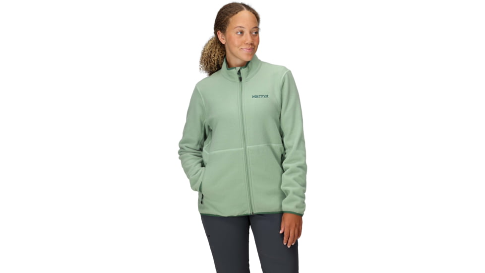 Marmot Rocklin Full Zip Jacket - Womens, Agate Green, XS, M12402-24373XS