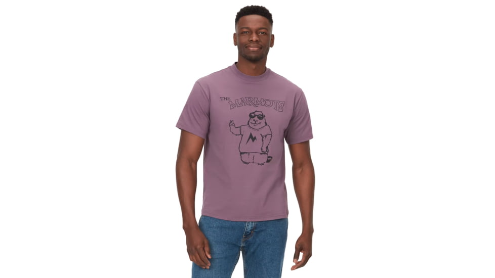 Marmot The Marmots Living Ink Short Sleeve Tee - Mens, Hazy Purple, 2XL, M14822-22259-XXL