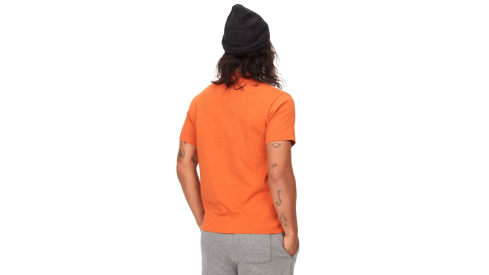 Marmot The Marmots Living Ink Short Sleeve Tee - Mens, Tangelo, 2XL, M14822-9434-XXL
