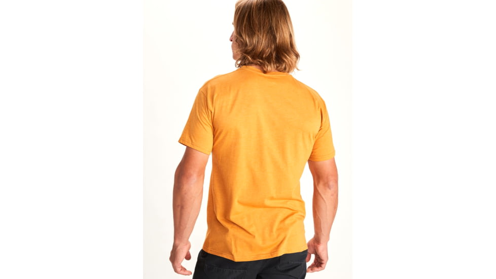 Marmot Tower Short Sleeve T-Shirt - Mens, Aztec Gold Heather, Extra Large, 41850-8995-AZGHEXL