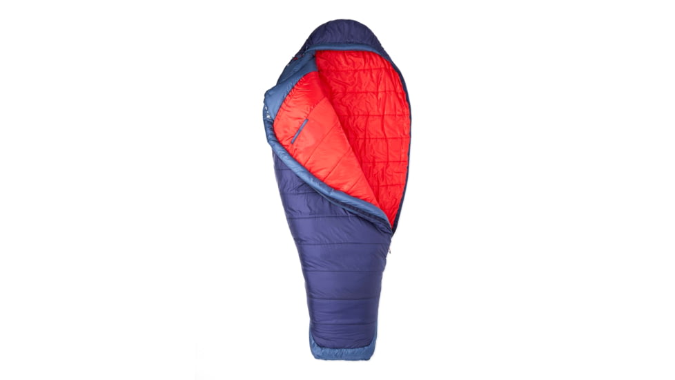 Marmot Trestles Elite ECO 20 Pl Sleeping Bag - Women's, Midnight/Storm, Long 6ft0in/Left Zip, 37490-3550-LZ