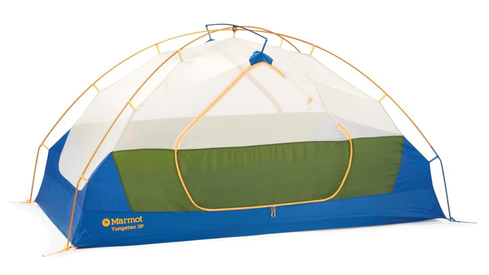 Marmot Tungsten Tent - 3 Person, Foliage/Dark Azure, One Size, 195115053321