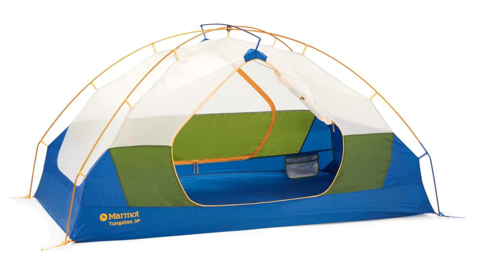 Marmot Tungsten Tent - 3 Person, Foliage/Dark Azure, One Size, 195115053321