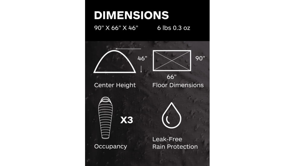 Marmot Tungsten Tent - 3 Person, Foliage/Dark Azure, One Size, 195115053321