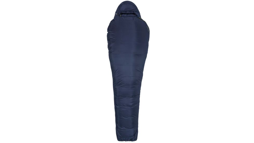 Marmot Ultra Elite Sleeping Bag, Dark Steel/Military Green, Long 6ft6in/Left Zip, 39350-1642-LZ
