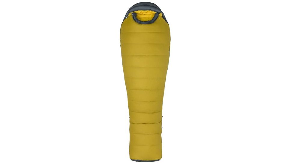 Marmot Wind River Sleeping Bag, Left Zip, Golden Palm/Slate Grey, Regular, 38130-9128-Reg. 60 / LZ