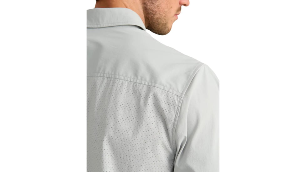 Marolina DBA HUK Huk Icon Short Sleeve Button Down Shirt Seagull S, H1500256059S