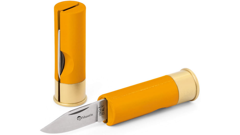 Maserin Shotgun Shell Knife Yellow 70/G