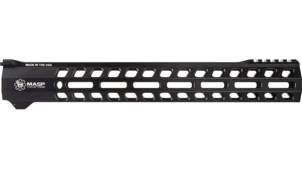 MASP Industries Bravo AR-15 Handguard, 14'', Black, MASPMIHG14BLK