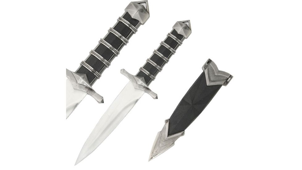 Master Cutlery Fixed Blade, 11.75in, Stainless Steel Blade, Metal Ring Handle RG-6002