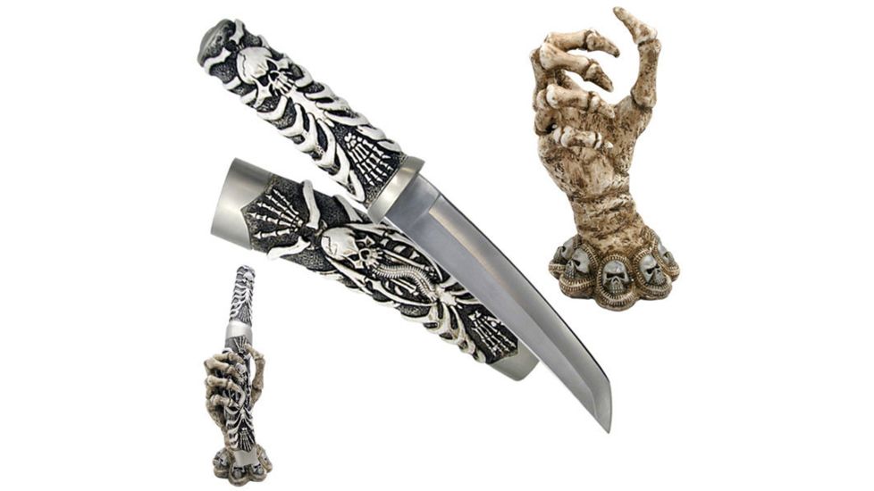 Master Cutlery Fixed Blade, 12.75in, Stainless Steel Blade, Handle C-2006