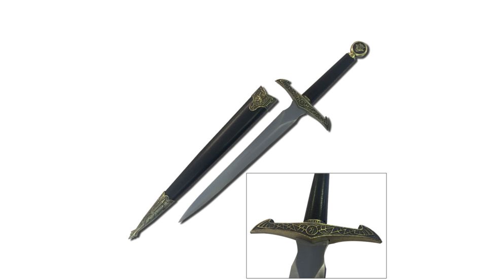 Master Cutlery Fixed Blade, 13.5in, Stainless Steel Blade, Nylon Fiber Handle HK-3486