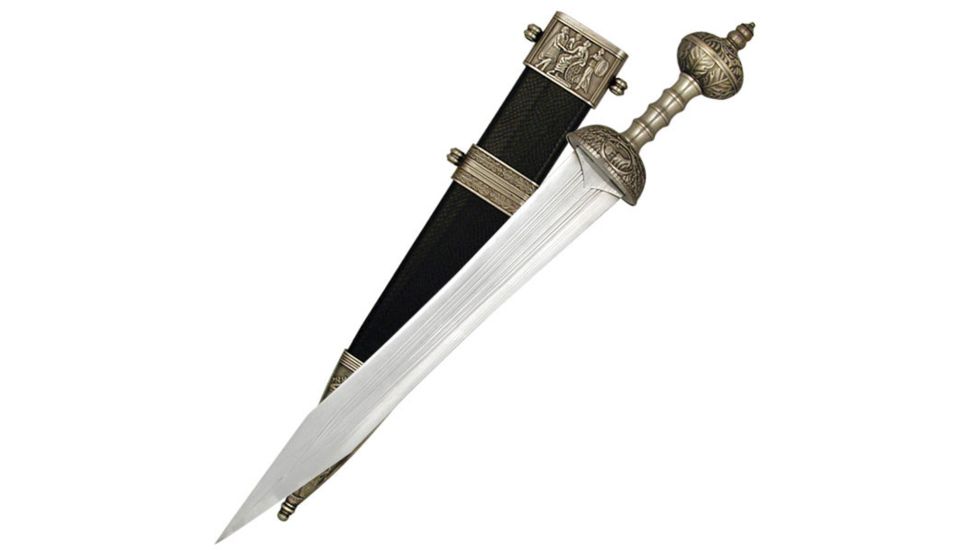 Master Cutlery Fixed Blade, 30in, Stainless Steel Blade, Metal Handle C-87