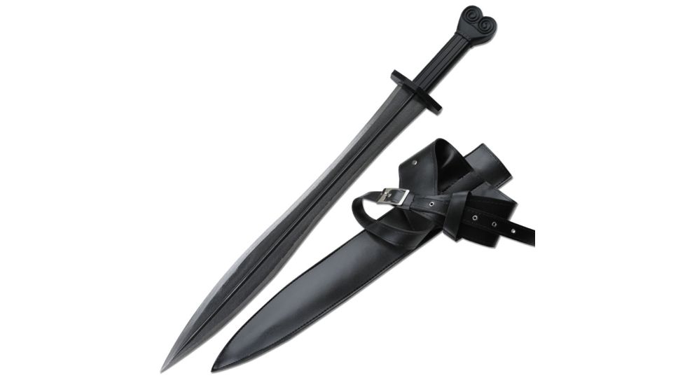 Master Cutlery Fixed Blade, 32in, Carbon Steel Blade, Zinc Alloy Handle SW-1270