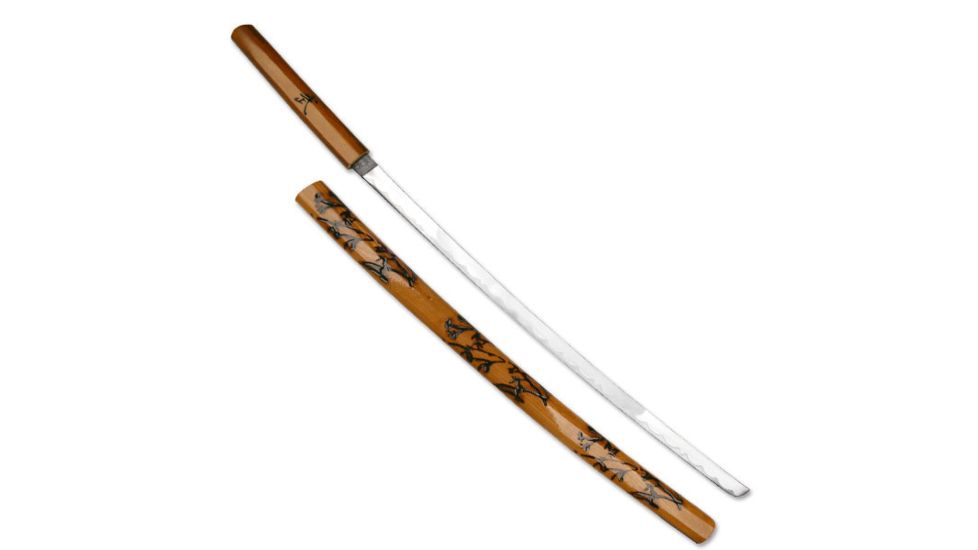 Master Cutlery Fixed Blade, 38in, Stainless Steel Blade, Lacquer Handle SW-395