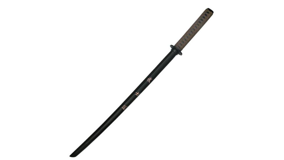 Master Cutlery Fixed Blade, 39.5in, Hardwood Blade, Brown Cord Wrapped Handle 1807BS