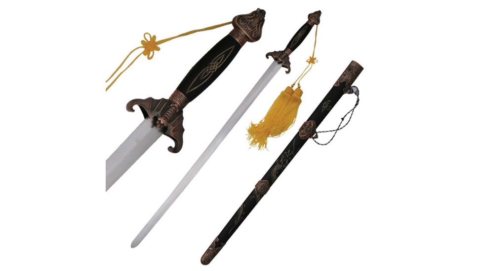 Master Cutlery Fixed Blade, 39in, Stainless Steel Blade, Metal Handle JS-118