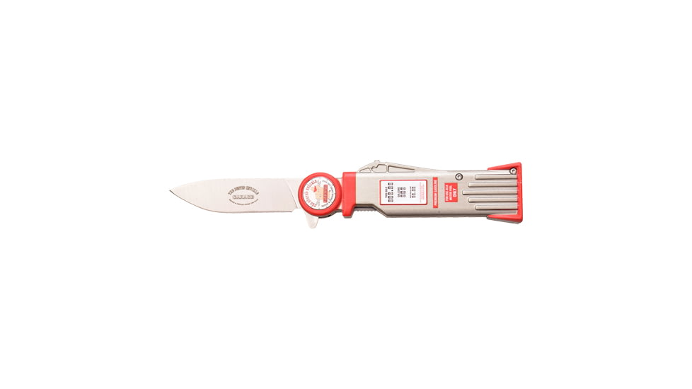 Busted Knuckle Garage Spring Assisted Knife, 3in, 3Cr13 Stainless Steel Stainless Steel, Drop Point, Gray, BKG-A001GRD
