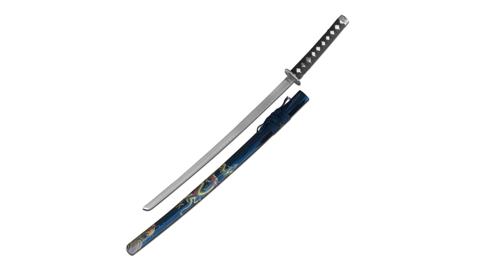 Master Cutlery Samurai Sword, 37 in, Black, SW-85BK