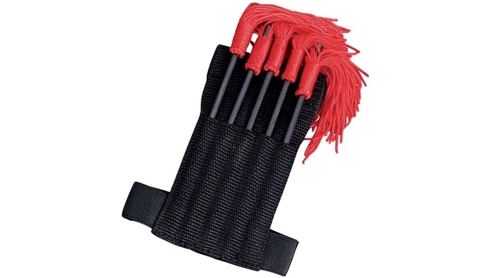 Master Cutlery Tactical, 5.5in, Stainless Steel Blade, Red Tassels Handle G-304-5R