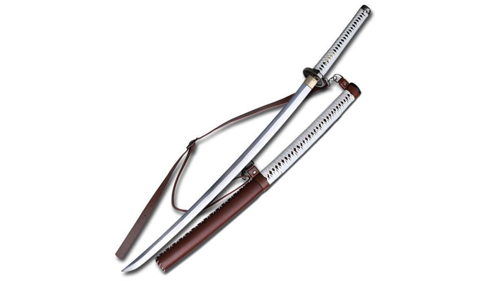 Master Cutlery The Walking Dead - MichonneS Sword, 26.75in 1045 High Carbon Steel Blade, Handle With Aluminum Alloy Collar, MC-WD001P