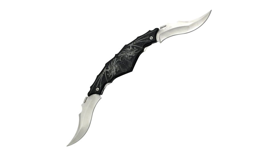 Master Cutlery Twin Hydra Dragons w/Two Blades, Aluminum Handle MC-YJ118