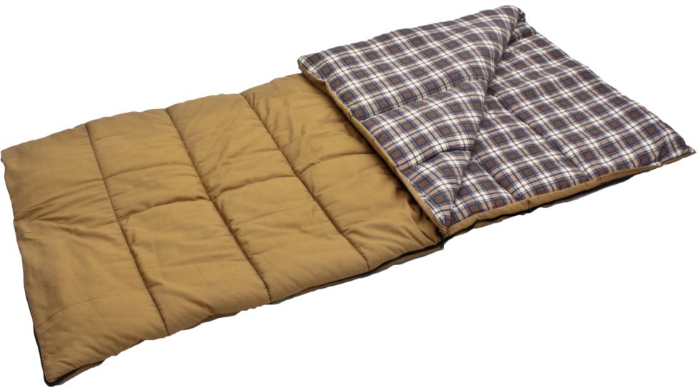 Master Sportsman Safari 6 10-20 Degree Sleeping Bag, Brown Duck, 39In X 80In, 3IF2601ZDK