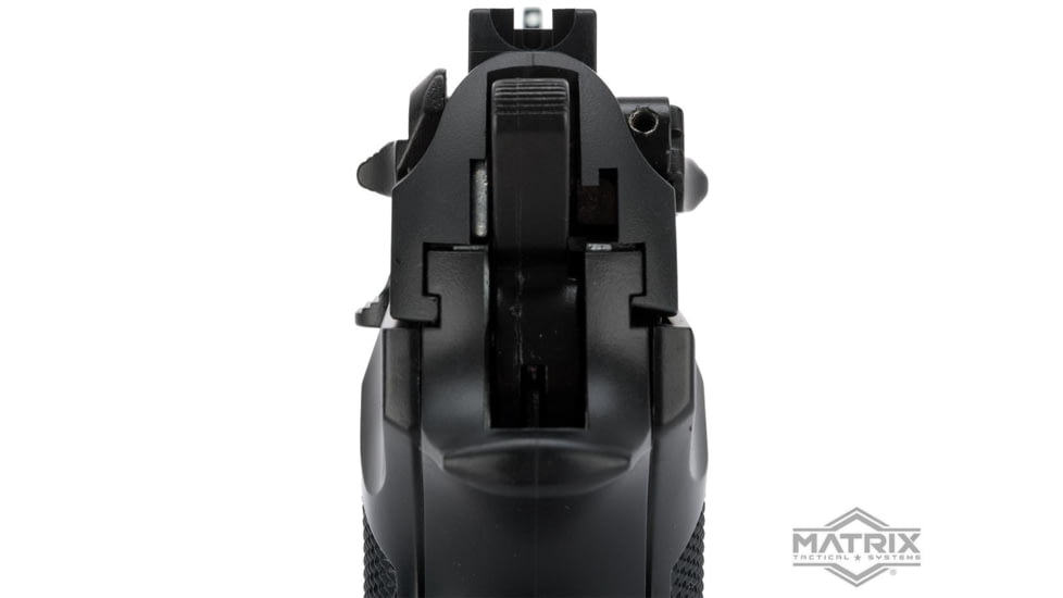 Matrix Elite Tokyo Marui Clone M9 Gas Blowback Airsoft GBB Pistol, Black, GP702