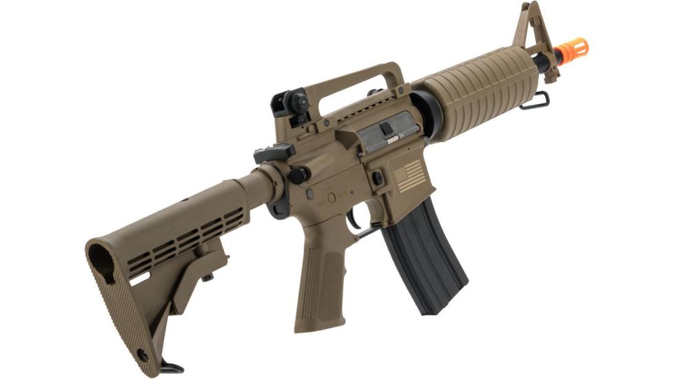 Matrix Sportsline M4 Airsoft AEG Rifle w/G2 Micro-Switch Gearbox, M4 Commando, Dark Earth, Large, ST-AEG-260-DE