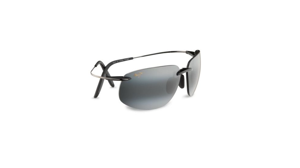 Maui Jim 525 02 Mala Grey And Gunmetal Frame Grey Lens Sunglasses