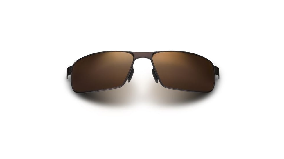 Maui Jim Castaway Sunglasses - Matte Chocolate Frame,Polarized HCL Bronze Lens H187-01M