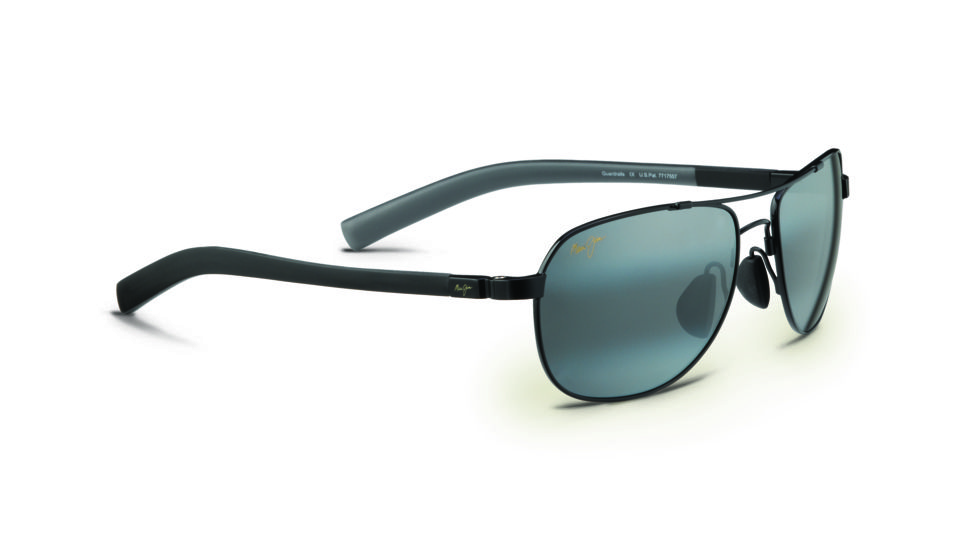Maui Jim Guardrails Sunglasses w/ Gunmetal w/ Black Tips Frame and Neutral Grey Lenses - 327-02