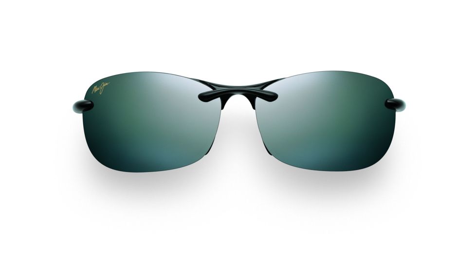 Maui Jim Hanalei Sunglasses w/ Gloss Black Frame and Neutral Grey Lenses - 413-02