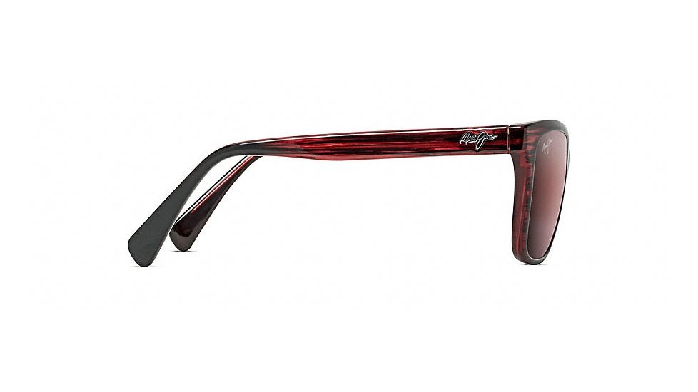 Maui Jim Jacaranda Fashion  Sunglasses,Red Stripe,Maui Rose Lens R763-07C