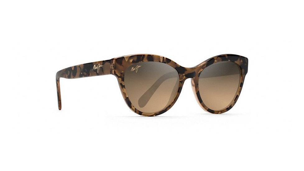 Maui Jim Ku'uipo Polarized Cat Eye Sunglasses, Caramel, Caramel HS799-18A