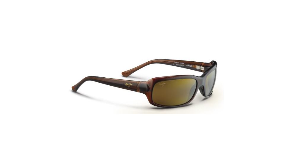 Maui Jim Lagoon Sunglasses w/ Dark Brown Frame and HCL Bronze Lenses - H189-26