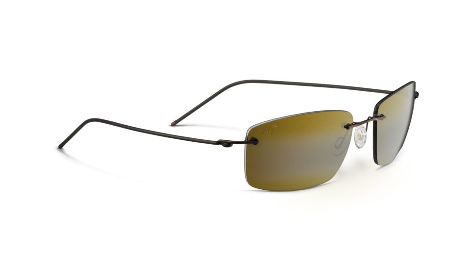 Maui Jim Sandhill Sunglasses, Maui HT, Dark Gunmetal with Smoke Sleeve HT715-02D