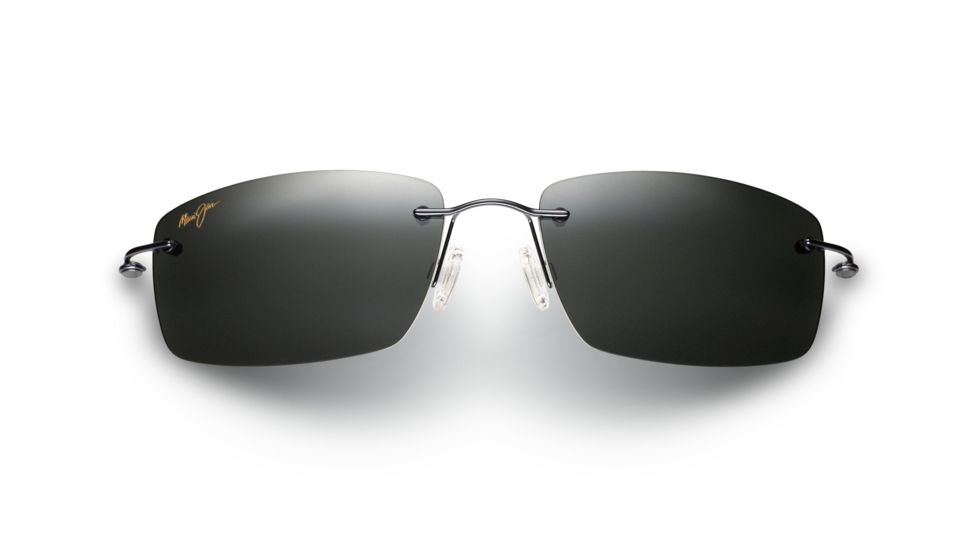 Maui Jim Sandhill Sunglasses, Neutral Grey, Gunmetal Blue with Black Sleeve 715-06