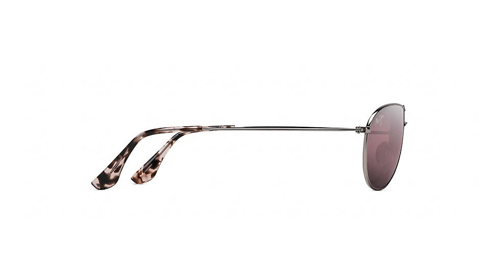 Maui Jim Sea House Polarized Aviator  Sunglasses,Rose Gold,Maui Rose Lens RS772-16R