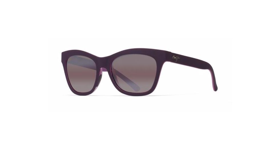 Maui Jim Sweet Leilani Sunglasses, Mauve Matte Rubber Frame, Maui Rose Lens, Polarized, R722-13MR