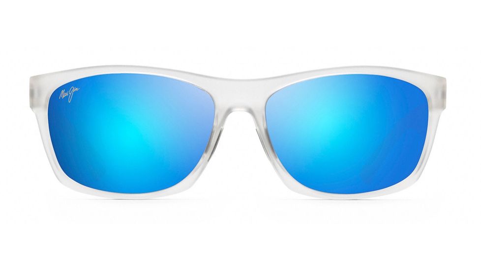 Maui Jim Tumbleland Sunglasses, Matte Crystal Frame, Blue Hawaii Lens, Polarized, B770-05CM