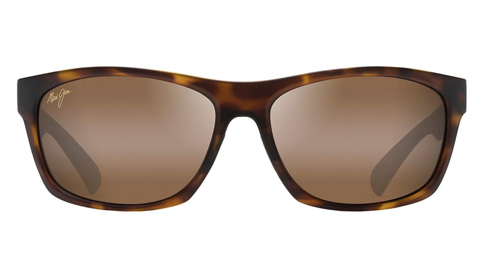 Maui Jim Tumbleland Sunglasses, Matte Tortoise w/ Black Temples Frame, HCL Bronze Lens, Polarized, H770-10CM