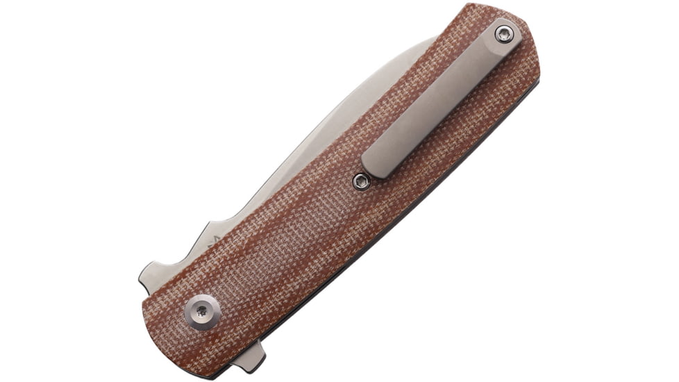 Max Knives Ulys Linerlock Brown Micarta, FRDMKHES1M