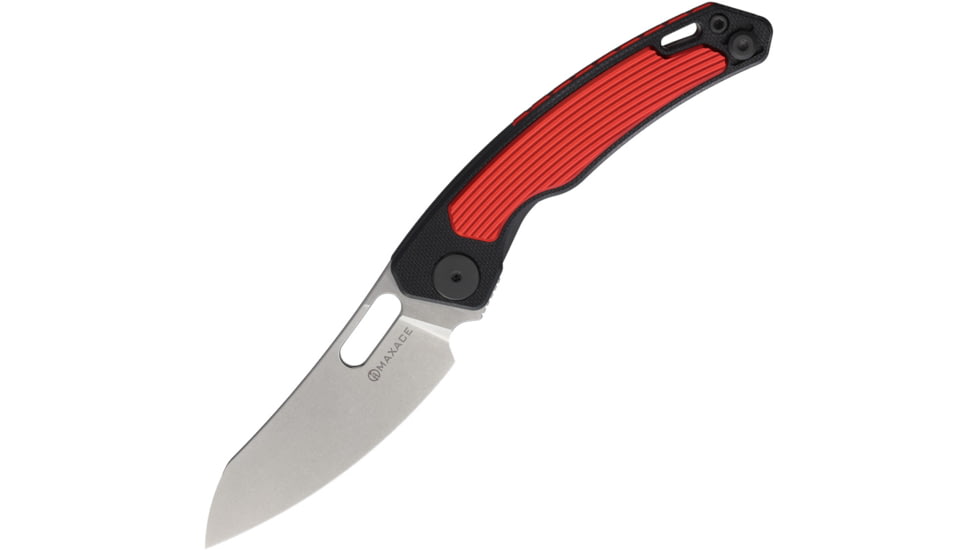 Maxace Black Mirror S Linerlock Red, MAXMM522B