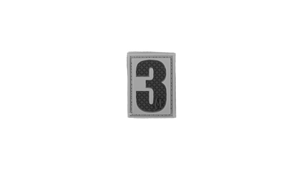 Maxpedition Number 3 Morale Patch, SWAT, 0.84in x 1.18in NUM3S