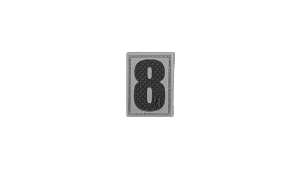 Maxpedition Number 8 Morale Patch, SWAT, 0.84in x 1.18in NUM8S