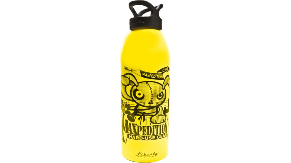 Maxpedition 32oz Water Bottle, LAND, Yellow LB32LANDY