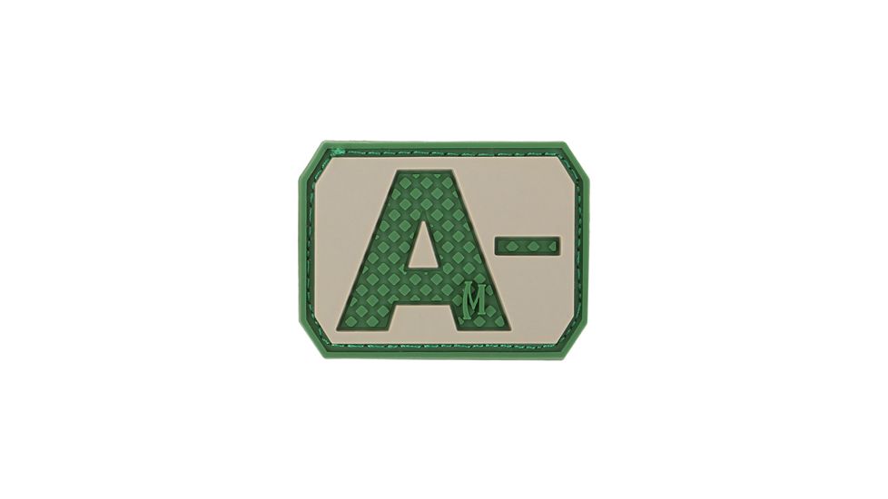 Maxpedition A- NEG Blood Type Patch, Arid BTANA